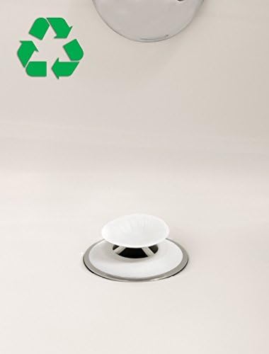 [White] 1.5 Inch Drain Hole Recyclable Snug Plug Drain Stopper
