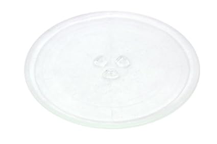 Universal Microondas Plato Giratorio Placa de Cristal con 3 Aparatos, de 245 mm
