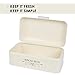 MVPOWER Metal Bread Box Bin Extra Large Capacity Bread Holder Organizer Multipurpose Food Storage Container for Loaves, Pastries and Cookies