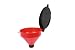 WirthCo 32425 Funnel King Propylene Drum Funnel with Lockable Lid - 4 Quart Capacity primary