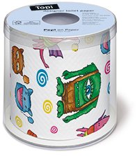 Fun Toilet Roll with Monsters