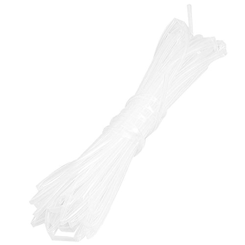 SODIAL(R) Ratio 2:1 3mm Dia Clear Polyolefin Heat Shrinkable Tube 10M 32.8ft