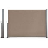 Paravent Extérieur 180 X 400 Cm  H X L , Store Latéral Pour Balcon Et Terrasse Paravent Retractable Gris Gsa184g 69349468