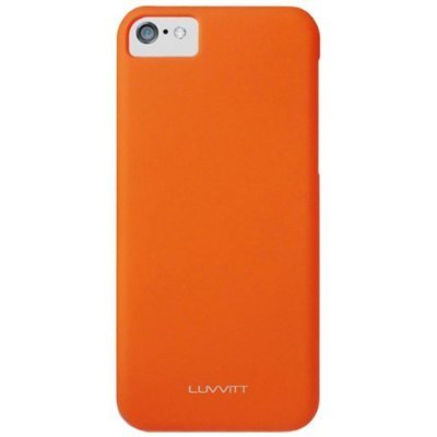 LUVVITT SKINNY Matte Slim SF Premium Hard Case Back Cover for Apple iPhone 5C | Retail Packaging) - Orange