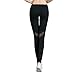 Women Capris Stretchy Exercises Slimming Mesh Leggings Workout Gym Cycling Running Yoga Pants with Pocket