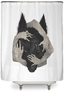 PENGPO Haikus Are Easy, But Sometimes... Fabric Shower Curtain Waterproof Polyester Bathroom Curtain - 60Inch X 72Inch