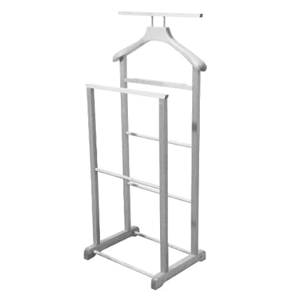 Clothes Valet Stand White Amazon Co Uk Kitchen Home