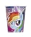 My Little Pony Birthday Party Supplies Pack for 16 Guests Including: Banner, Table Cover, Large and Small Plates, Napkins and Cups