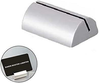 Ouken Stainless Steel Table Menu Holder Table Card Holder Solid Number Holder Recipe Holder For Restaurants Weddings Banquetsï¼ˆSemicircleï¼‰