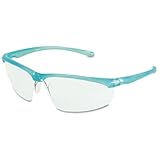 3M Refine 201 Safety Glasses, Wraparound, Clear AntiFog Lens, Teal Frame (MMM117350000020) Category: Safety Glasses