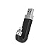 Leef iBridge 256GB Mobile Memory iOS USB Flash Drive with Lightning Connector for Apple (Black)