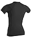 O'Neill Wetsuits Women's Basic Skins S/S Rash Guards, Black, X-Large