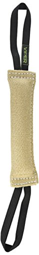 Viper Jute K9 Tug Toy Reward with One Or Two Handles for Adult Dogs and Puppies (2 Handles, 12