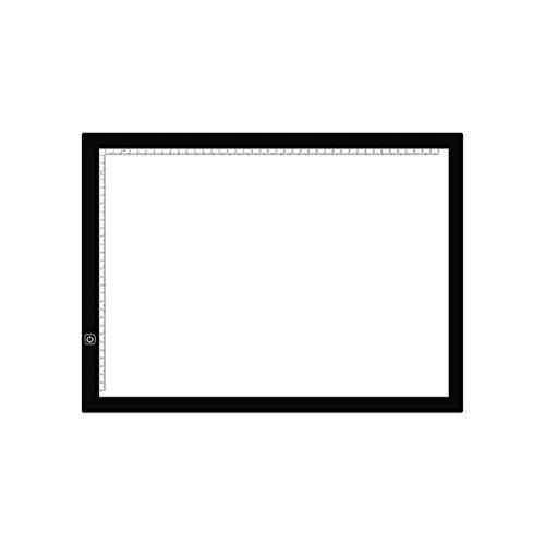 Healifty Ultra Thin A3 LED Portable Light Box Power Cable Dimmable Brightness Stencil Board Tattoo Drawing Board Tracing Animation Table with Dimmable Light