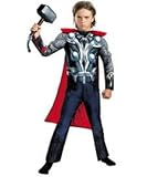 Disguise Boys Marvel Avengers Assemble Thor Classic Muscle Costume, Medium/7-8