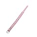 Urparcel 2 Rows Rhinestone Bling Heart Studded Leather Dog Collar For Small Or Medium Pet Collar (Pink, Small)