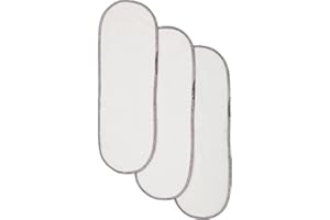 Geffen Baby Super Absorbers Plus - Universal Cloth Diaper Inserts (3 Pack)