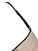 Choies Women's Black Floral Sheer Eyelash Lace Spaghetti Strap Crop Cami Bra S