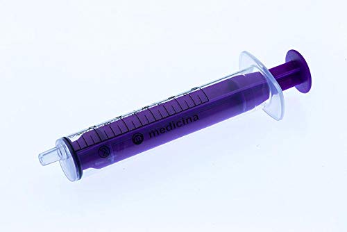 Medicina 10ml Reusable Oral Tip Syringe, Pack of 10