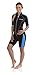 Cressi Women's Short Front Zip Wetsuit for Surfing, Snorkeling, Scuba Diving | Lido Short Lady
