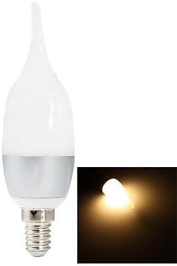 E14 6W 8xSMD2835 4003000K Warm White Light F37/ CA37 LED Candle Bulb(AC110-260V) , Warm White