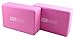 FIT SPIRIT Set of 2 Pink Exercise Yoga Blocks - 9