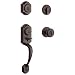 Kwikset Montara Single Cylinder Handleset w/Juno Knob  featuring SmartKey in Venetian Bronze primary