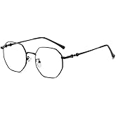 Blue Light Blocking Glasses for Men & Women, Non-Prescription Photochromic Glasses for Game & Read (Pink Black Silver)