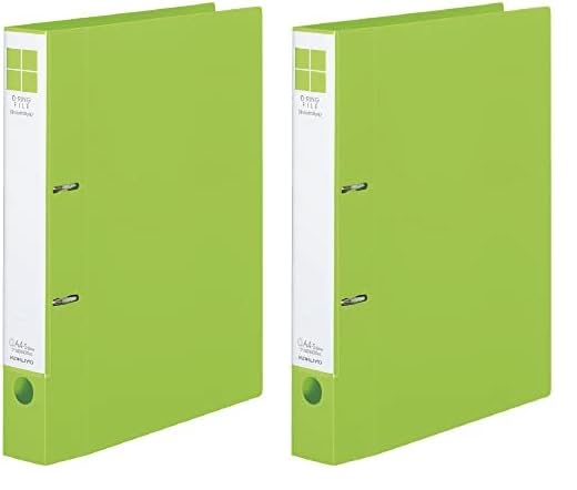 コクヨ(KOKUYO) Dリングファイル スムーススタイル A4 2穴 300枚収容 黄緑 フ-UDS430YG (× 2)商品画像