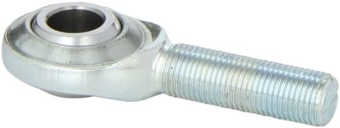 Sealmaster CFML 8 Rod End Bearing, Two Piece, Commercial, Non-Relubricatable, Male Shank, Left Hand Thread, 1/2"-20 Shank Thread Size, 1/2" Bore, ±6 degrees Misalignment Angle, 5/8" Length Through Bore, 1-5/16" Overall Head Width, 1.469" Thread Length, 9000.0lbf Static Load Capacity