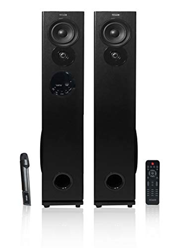 Mitashi TWR 200 Fur 2.0 Channel Tower Speaker with Bluetooth (Black)