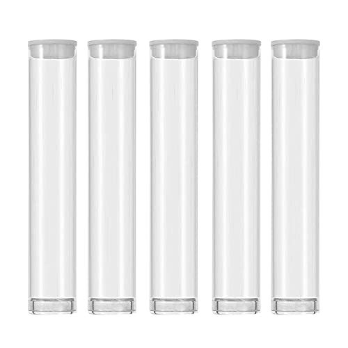 SKMZ Plastic Clear PVC Tube Transparent Storage 0.5ML 1ML Empty Cartridges Tube Packaging with