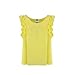 FUNOC Ladies Summer Loose Casual Chiffon Ruffles Sleeve Vest Shirt Tops Blouse