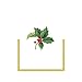 Place Card Pak of 8 Die Cut Holly Leaves