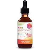 SPRIGS Kids Calm Tummy | Herbal Drops for Children with Organic Peppermint Ginger Chamomile | Drops for Stomach Comfort Healthy Digestion Gas Relief Gentle Liquid Kids Tummy Relief Calm Kid - 2 Fl Oz
