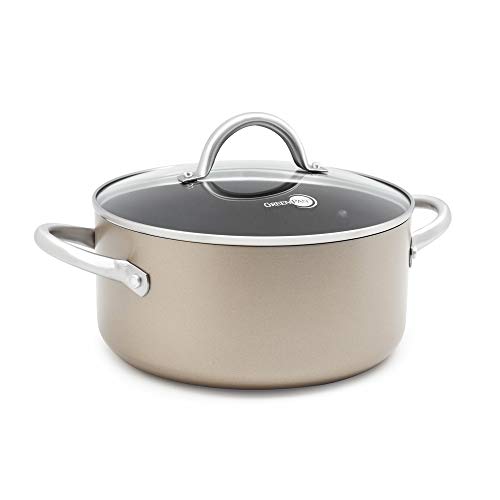 GreenPan CC001911-001 Lima Bronze 5QT Non-Stick Covered Casserole