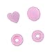 150 Sets Snap Kits, T5 10 Color Snap Fastener Kit Plastic Resin, Buttons Fastener Set for Clothing Diapers Bibs Rain Coat Crafting