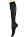 Yomandamor Women's Mild(8-15 mmHg) Compression Socks(3 Pair Packs) Size 9-11 (Assorted) (9-11, Black)