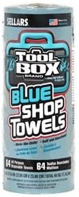 SELLARS WIPERS & SORBENTS 5440030 Tool60CT Blu Shop Towel by Sellars Wipers & Sorbents