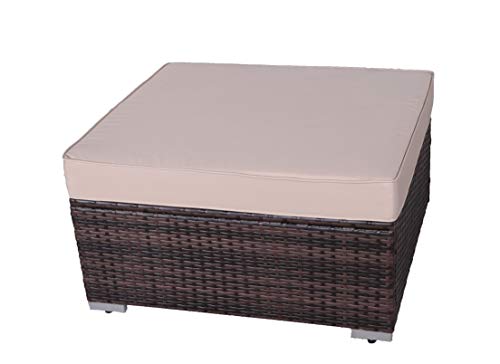 image for HTTH Modern All Weather Outdoor Patio Garden Backyard Furniture Wicker