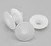Housweety 50Sets White Toy Doll Making Craft Joints 20mmx20mm 20mmx5mm