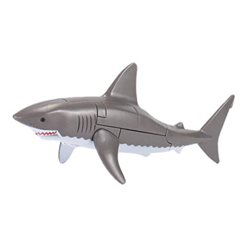 Transformer Robot,Children's Toy Shark Deformation Robot Ocean Anime Figurine Gift for Christmas Educational Toys (Gray, Shark Deformation Robot Toy)