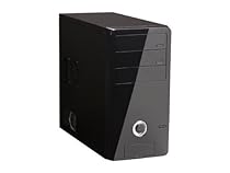 Rosewill Ultra High Gloss Finished MicroATX Computer Case with 400W ATX 2.2 12V Power Supply, Black R363-M-BK
