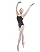 Dance Favourite Girls & Women Ballet Leotard 01D0027 – Twisted Cross-Over Back, Chest Lining, Soft Cotton-Blend Stretch
