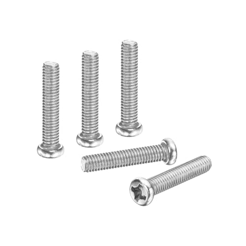 PATIKIL 100Pcs Pan Head Machine Screws M3.5x18mm 0.6mm Pitch Phillips Drive at Amazon