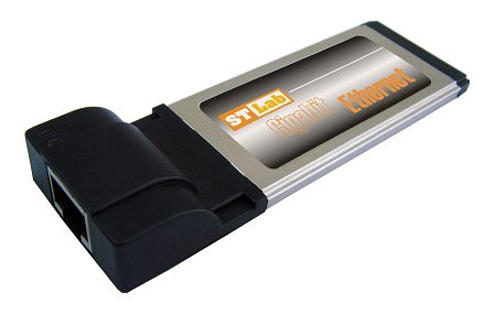 Gigabit Ethernet ExpressCard PC Card Network Adaptor, Fits 34mm and 54mm ExpressCard - Upgrade Notebook To Support 1000Mbps - Windows 7 Ready