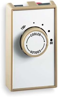 Columbus Electric Attic Fan Thermostat, Attic Fan Control, Cooling Only, 120 to 240VAC