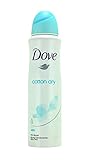 Dove Cotton Dry Anti-Perspirant Deodorant Spray 48 Hour Protection 150 Ml (1 Can)