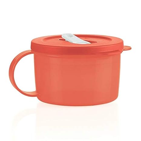 Amazon.com: Tupperware crystalwave Taza Sopera Naranja con ...