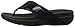 FitFlop Women's Surfa Sequin Flip Flop, Black, 6 M US